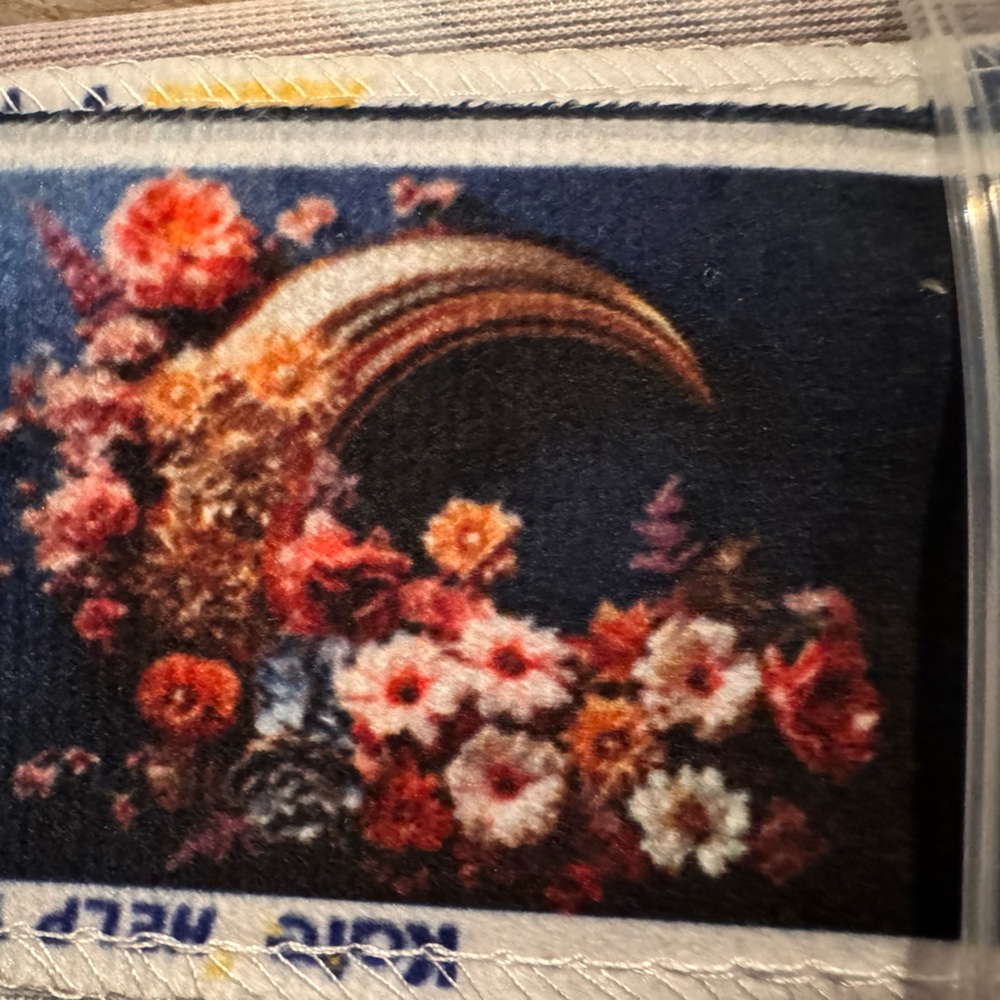 Kate Backdrops for Photography/ Moon and flowers/ 7 x 5